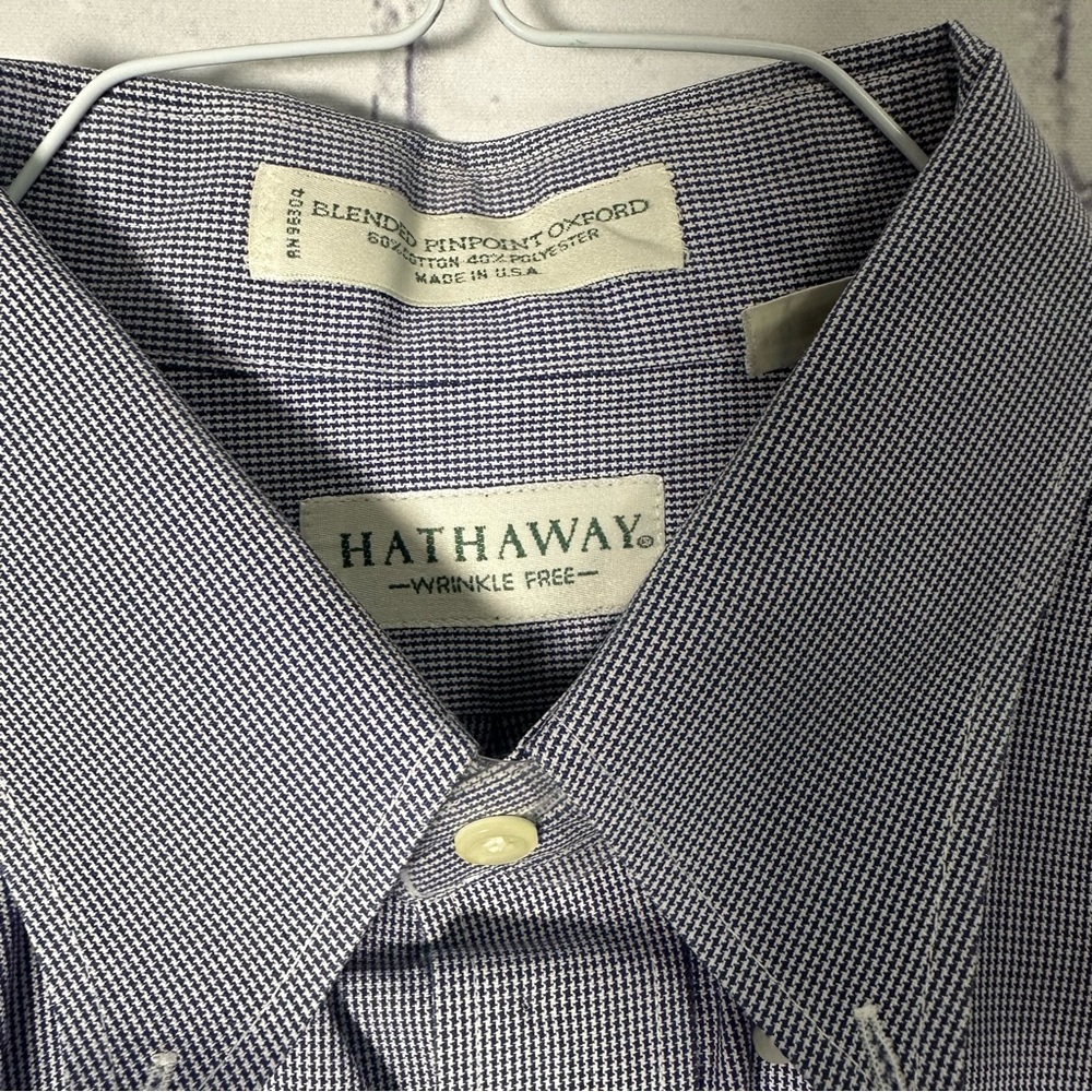 Men's Casual Button-Down Shirt in Blue - Picture 4 of 5